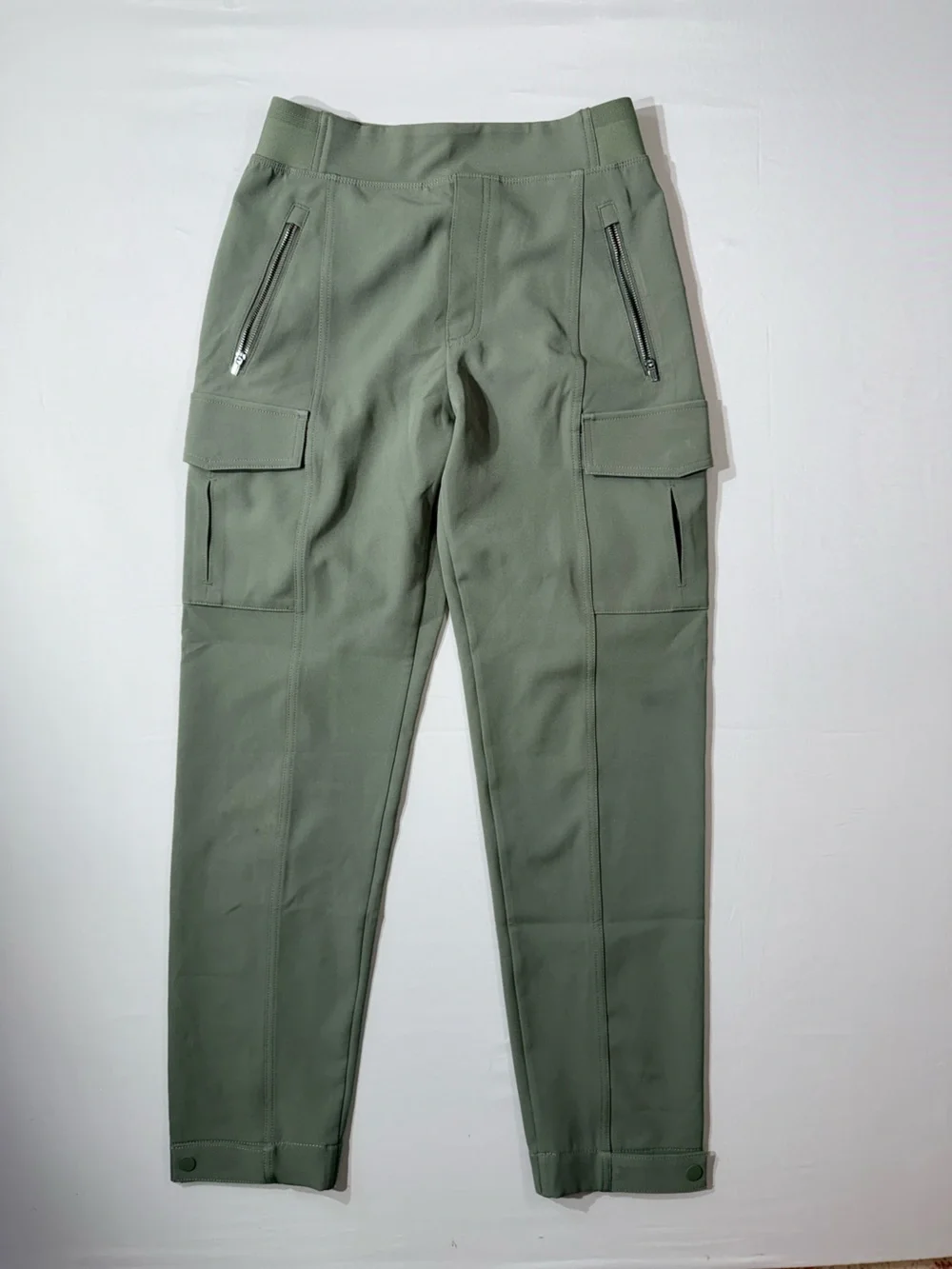Athleta Endless High Rise Cargo pants sage green - Picture 2 of 7